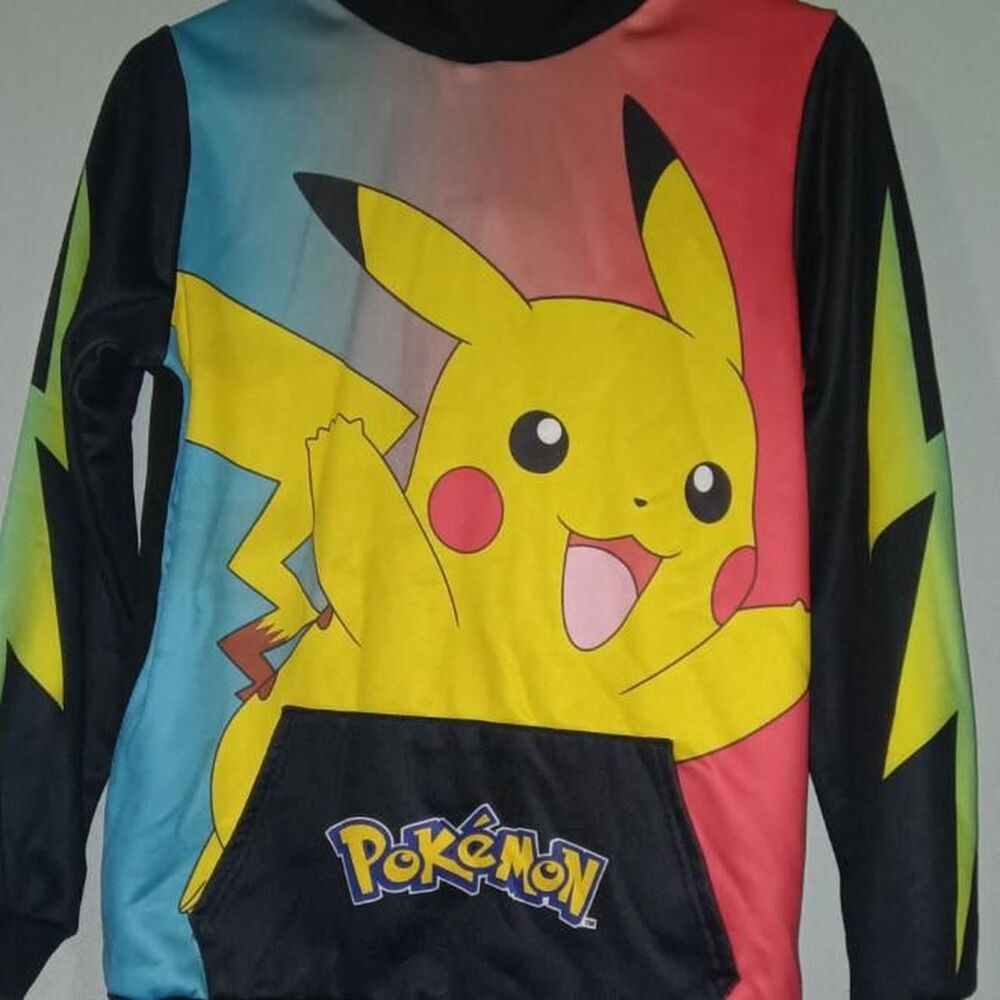 Pokemon Pikachu hoodie with front pocket